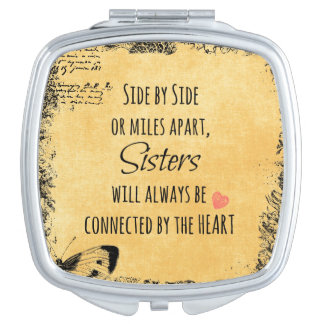 Sisters Quote Mirror For Makeup