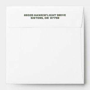 Sisters Return Address (white) Envelope
