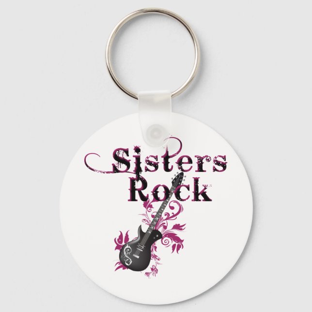 Sisters Rock Keychain (Front)