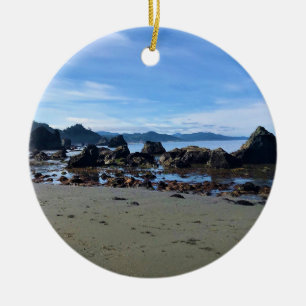 Sisters Rock State Park, Oregon Coast Ceramic Ornament
