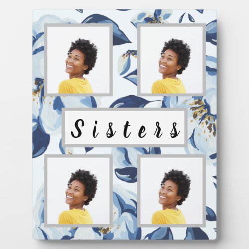 Sisters Script Plaque