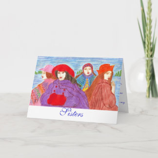 Sisters, Sisters Thank You Card