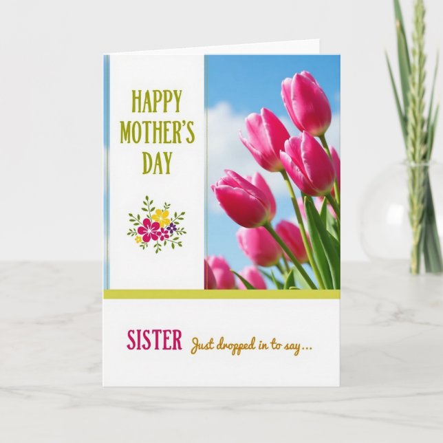 Sisters Sweet Mothers Day Card (Front)