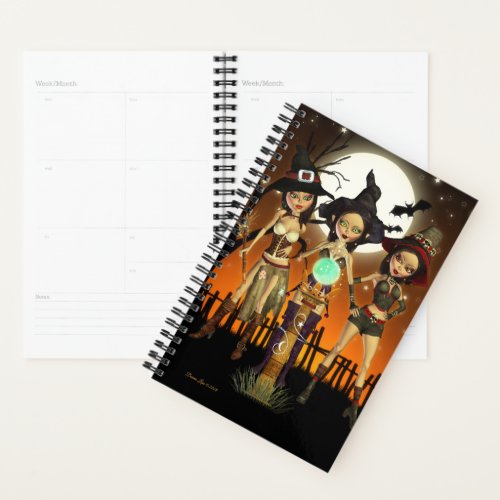 Sisters Three Witch Art Planner