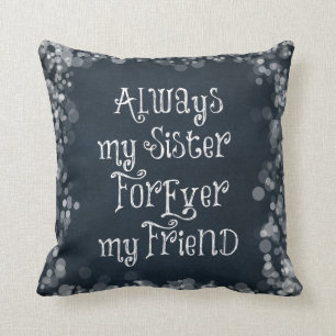Sisters Throw Pillow