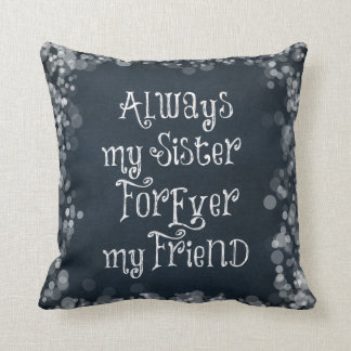 Sisters Throw Pillow