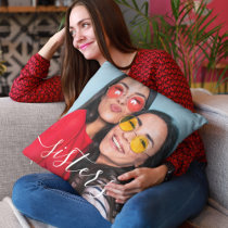 Sisters Throw Pillow