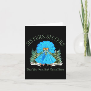 Sisters White Christmas Movie 1954 Pajamas Holiday Card