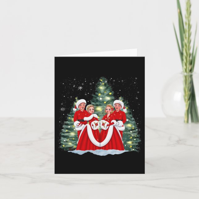 Sisters White Christmas Movie 1954 Xmas Snow Holid Card (Front)