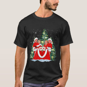 Sisters White Christmas Movie 1954 Xmas Snow Holid T-Shirt