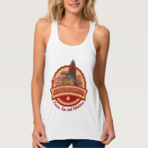 Sistersaurus: Fierce, fun and fabulous Funny Tank Top