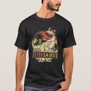 Sistersaurus Retro Rex Dinosaur Sister Family Matc T-Shirt
