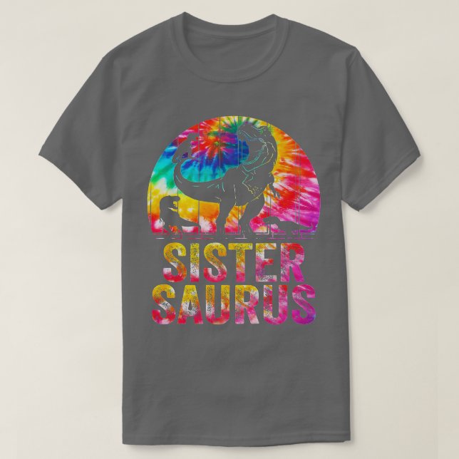 Sistersaurus T Rex Dinosaur Sister Saurus Family M T-Shirt (Design Front)