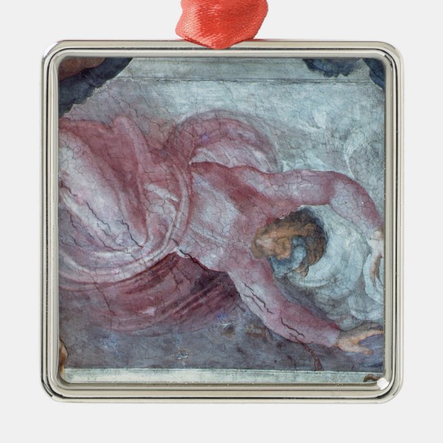 Sistine Chapel Ceiling 2 Metal Ornament (Front)