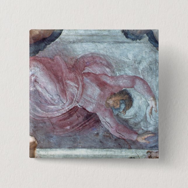 Sistine Chapel Ceiling 2 Pinback Button (Front)