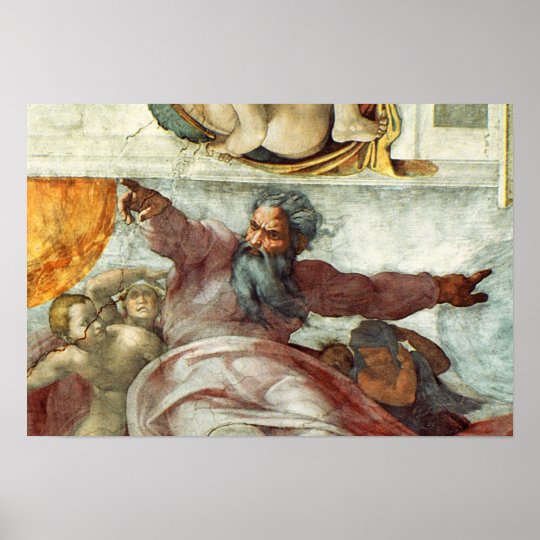 Sistine Chapel Ceiling 2 Poster Zazzle Com