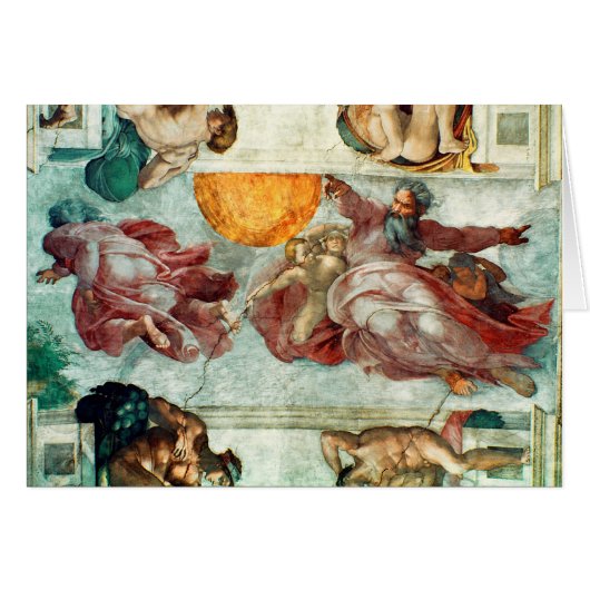 Sistine Chapel Ceiling 3 Cards (Front Horizontal)