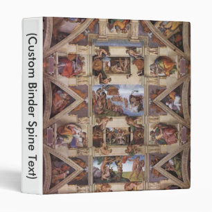 Sistine Chapel Ceiling 3 Ring Binder
