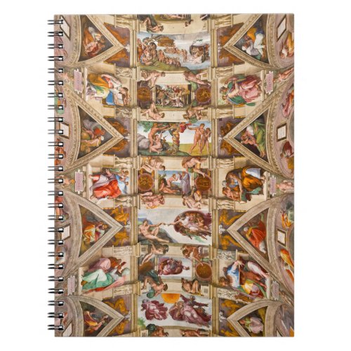 Sistine Chapel Ceiling by Michelangelo Buonarroti Notebook