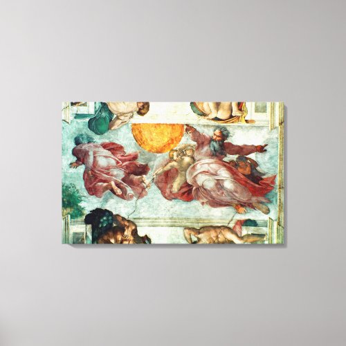 Sistine Chapel Ceiling Canvas Print