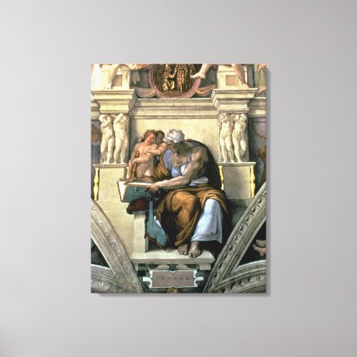 Sistine Chapel Ceiling Cumaean Sibyl 1510 Canvas Print