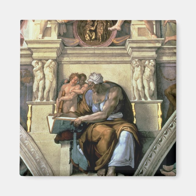 Sistine Chapel Ceiling: Cumaean Sibyl, 1510 Magnet (Front)