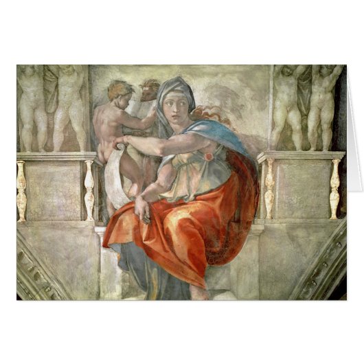 Sistine Chapel Ceiling: Delphic Sibyl Cards (Front Horizontal)