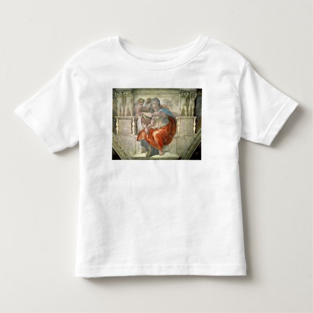 Sistine Chapel Ceiling: Delphic Sibyl Toddler T-shirt (Front)