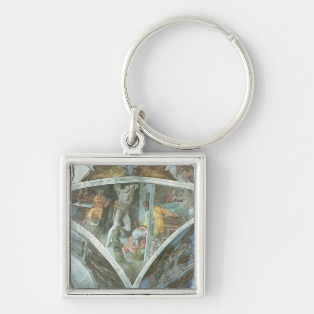 Sistine Chapel Ceiling: Haman Keychain (Front)