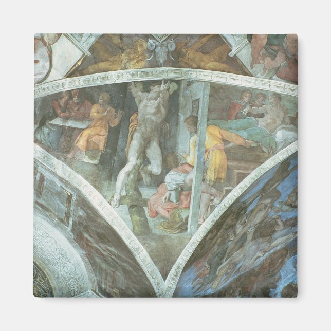 Sistine Chapel Ceiling: Haman Magnet (Front)