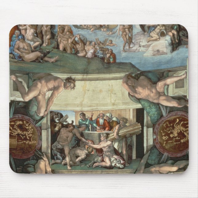 Sistine Chapel Ceiling Mouse Pad (Front)