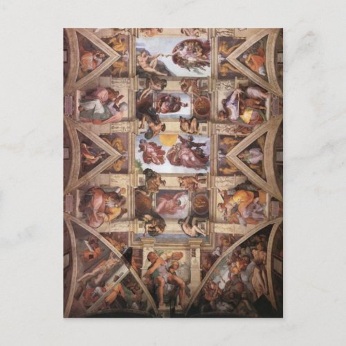 Sistine Chapel Ceiling Postcard