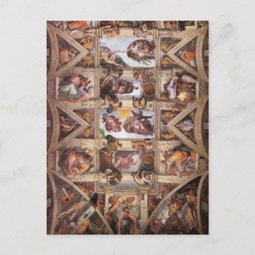 Sistine Chapel Ceiling Postcard