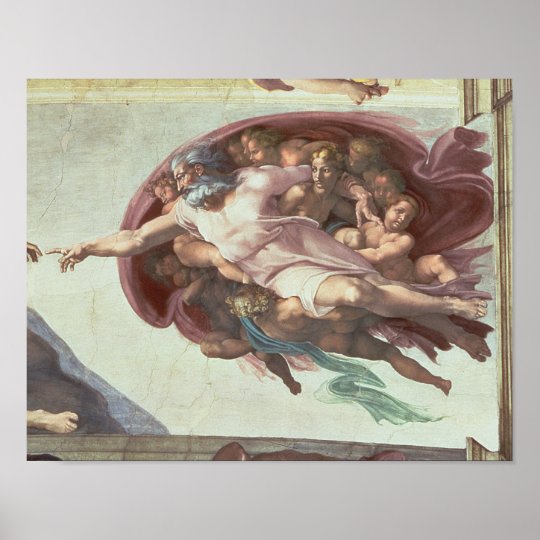 Sistine Chapel Ceiling Poster Zazzle Com