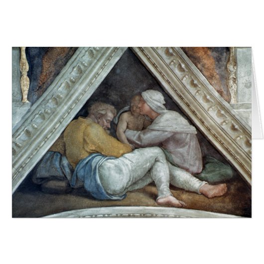Sistine Chapel Ceiling: The Ancestors of Christ Cards (Front Horizontal)