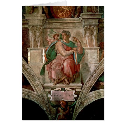Sistine Chapel Ceiling: The Prophet Isaiah Cards (Front)