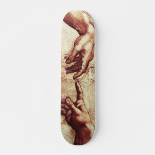 Sistine Chapel Creation of Adam Skateboard Pro