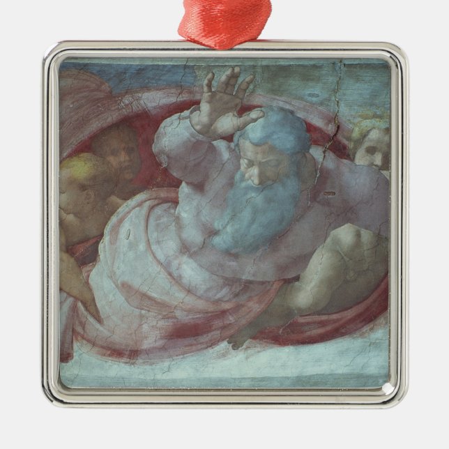 Sistine Chapel Metal Ornament (Front)