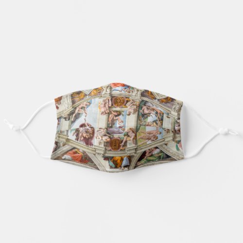 Sistine Chapel Michelangelo _ Vatican Rome Italy Adult Cloth Face Mask