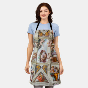Sistine Chapel Michelangelo - Vatican, Rome, Italy Apron