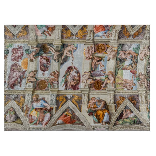 Sistine Chapel Michelangelo - Vatican, Rome, Italy Cutting Board (Front)