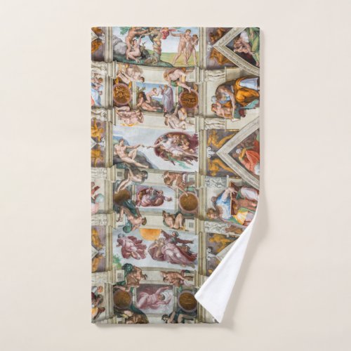 Sistine Chapel Michelangelo _ Vatican Rome Italy Hand Towel