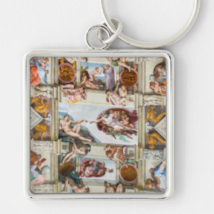 Sistine Chapel Michelangelo - Vatican, Rome, Italy Keychain