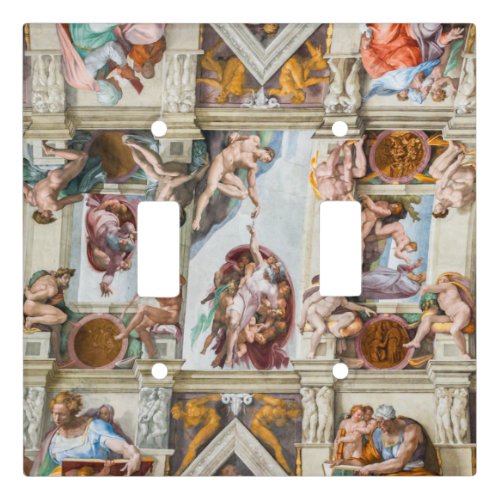 Sistine Chapel Michelangelo _ Vatican Rome Italy Light Switch Cover