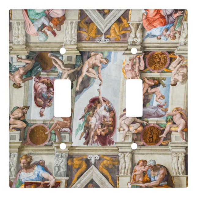 Sistine Chapel Michelangelo - Vatican, Rome, Italy Light Switch Cover (Front)