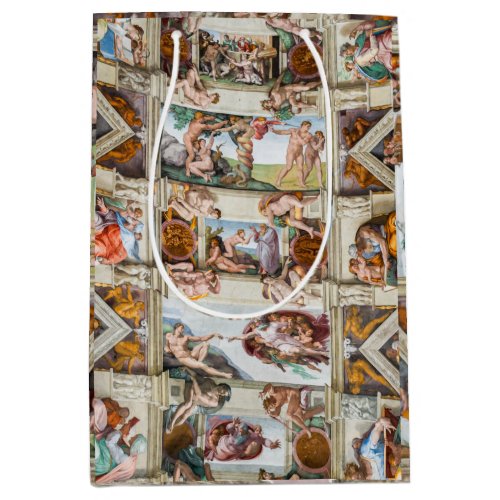 Sistine Chapel Michelangelo _ Vatican Rome Italy Medium Gift Bag