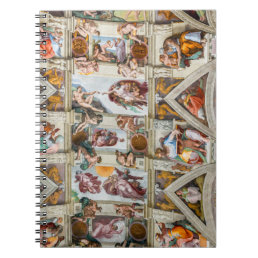 Sistine Chapel Michelangelo - Vatican, Rome, Italy Notebook