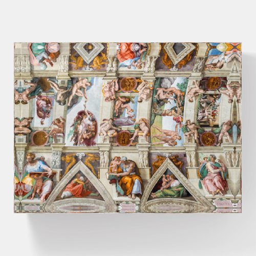 Sistine Chapel Michelangelo _ Vatican Rome Italy Paperweight