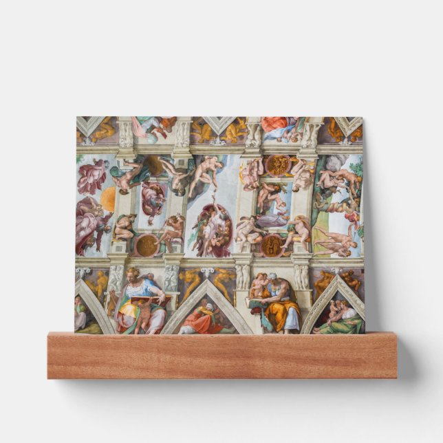 Sistine Chapel Michelangelo - Vatican, Rome, Italy Picture Ledge (Front)