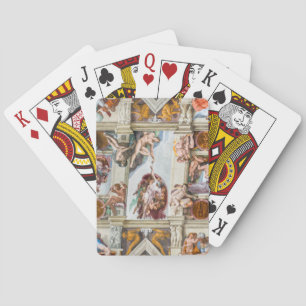 Sistine Chapel Michelangelo - Vatican, Rome, Italy Poker Cards